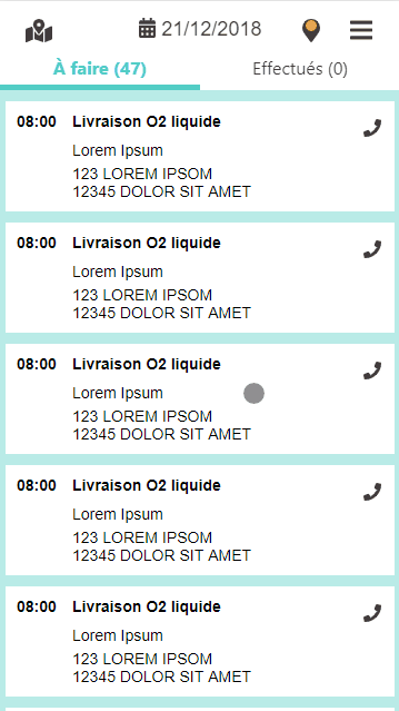 Checklist de fin de RDV