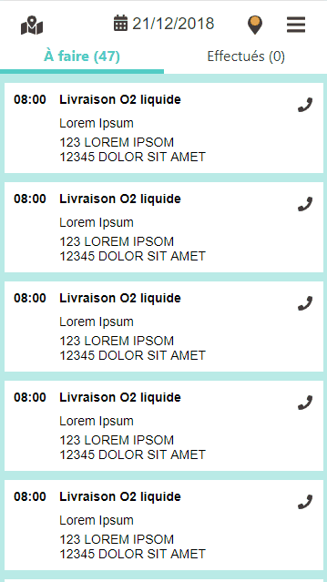 Guidage jusqu'au rendez-vous