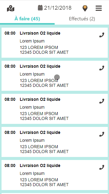 Recherche d'un consommable ou d'un appareil