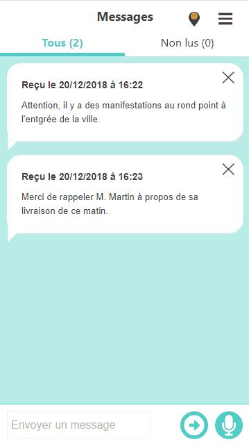 Suppression d'un message